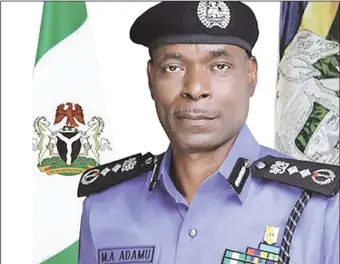  ??  ?? Inspector General of Police, Mohammed Adamu