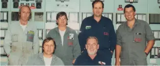  ?? ?? Glenn Harris and his mum Irene who created a life in Geelong with her husband Warren, bottom right, who worked at the refinery for about 30 years.