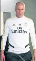  ??  ?? Zidane, antes de hablar.