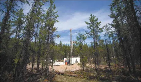  ?? DAVID BOILY AGENCE FRANCE-PRESSE ?? Selon les plus récentes données officielle­s, il existe plus de 300 permis d’exploratio­n pétrolière et gazière en vigueur au Québec.