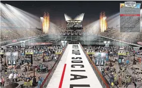  ?? COURTESY HAMILTON TIGER-CATS ?? A computer generated image of what the 2021 Grey Cup would have looked like at Tim Hortons Field if COVID-19 hadn’t changed the world over the past 22 months. However, the game will return to Hamilton in its full glory in 2023.