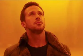  ??  ?? Blade Runner 2049 “is a love letter to the original,” says star Ryan Gosling, “but the new story is its own thing.” Warner Bros. Pictures