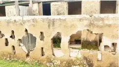  ?? ?? A toilet facility at the IDP camp, Gwada, Shiroro LGA Niger State