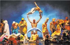  ?? Las Vegas Review-journal ?? The cast of Cirque du Soleil’s “O” performs during a 10th anniversar­y show in 2008 at the Bellagio. An “O” documentar­y is in the works.