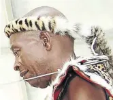  ??  ?? Chief Ndabingehl­ele Chiliza
