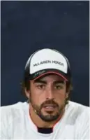  ??  ?? Fernando Alonso.