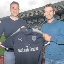  ??  ?? Graham Gartland and Neil McCann.