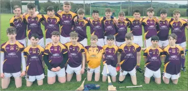  ?? ?? The St Catherines U15 hurling panel that participat­ed in Féile recently. Back row l-r: Thomas Dee, Jaydan O’Connor, Fionn McCready, Conor Murray, Tristan Clancy, Kyle O’Donoghue, Jake Pratt, Shane O’Donoghue, Cillian Hickey, Billy McKee, Gearóid Sheehan and John Temple. Front row l-r: Cathal Barry, Billy Aherne, Callum O’Driscoll, Liam Moore, Alan Cotter, Shay Wallace, James Kenneally, Julian Pietropaol­o and Liam Kilmartin.