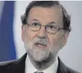  ??  ?? Catalan president Carles Puigdemont (left) and Spanish PM Mario Rajoy