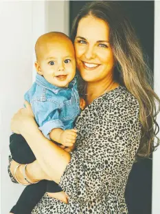  ?? — TAYLER MARILES ?? Tayler Mariles, founder of the Vancouver clean beauty brand Midnight Paloma, and her son Leo.