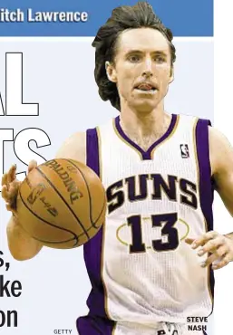  ?? GETTY ?? STEVE NASH