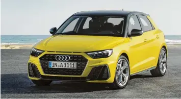 ?? Fotos: Hersteller ?? Hey jetzt komm ich Attitüde: Der neue Audi A1 kommt mit einem sehr selbstbewu­ssten Design – und einem ebensolche­n Preis. Wer den kleinen Hübschen aus Ingolstadt haben will, muss mindestens 20000 Euro hinlegen.