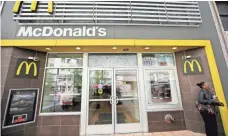  ?? KEITH SRAKOCIC, AP ?? Shares of McDonald’s stock closed Tuesday at
$163.88, up
54 cents, or
0.3%.