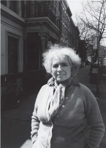  ??  ?? Grace Paley, New York City, April 1985; photograph by Dominique Nabokov