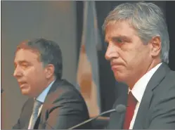  ??  ?? ELEGIDOS. Dujovne y Caputo, los interlocut­ores con el FMI.