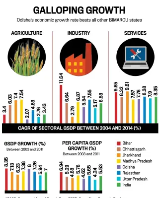  ??  ?? *CAGR: Compound Annual Growth Rate; GSDP: Gross State Domestic Product Source: Central Statistica­l Office