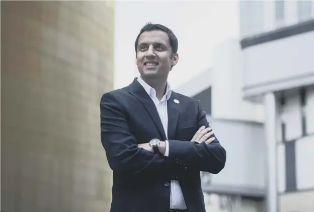  ??  ?? 0 Anas Sarwar tweeted the country ‘needs political leadership that will bring people together’ and that he wants ‘to rebuild Scottish Labour, and then rebuild Scotland’