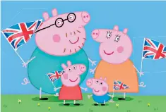  ?? ?? Sold off: despite the flag-waving, Peppa has not been British since 2015