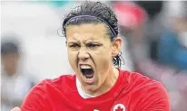  ?? PAULO WHITAKER • REUTERS ?? Christine Sinclair was named Canada Soccer's player of the decade on Tuesday. Sinclair led Canada to bronze medals at the 2012 and 2016 Olympics.