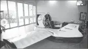  ??  ?? The Wing-In-Ground Effect (WIG) Flying Hovercraft.
