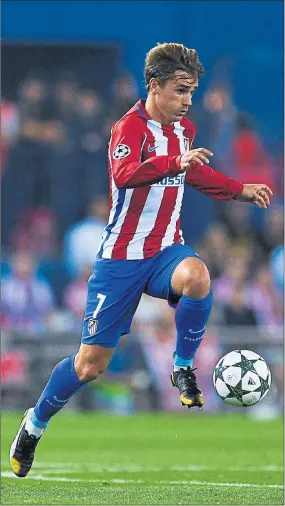  ??  ?? STAR TURN: Antoine Griezmann in action for Atletico Madrid, but will England be his next destinatio­n?