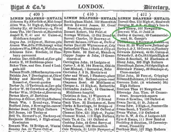  ??  ?? The final piece of evidence, linking the Dudley and Gurney families, was found in an entry in Pigot's trade directory