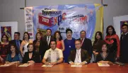  ??  ?? (Seated L-R) Marlene D. Jante (PTAA President), Maria Michelle Reyes-Victoria (TTE 2017 Chairperso­n), Cesar Montano (TPB COO), Marciano C. Ragaza III (TTE 2017 Vice Chairman), Susan Del Mundo (TPB Officer Incharge) (Standing L-R) Rose Marie A. Caseñas...