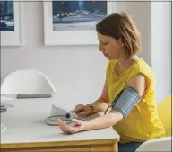  ?? Justin Paget / Getty Images ?? High blood pressure is often “silent,” so it’s important to know and track your blood pressure.