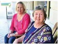  ??  ?? Three years after Malvern breast-cancer survivor Becky Sebren, right, was diagnosed with breast cancer, her daughter Laura Higdon was also diagnosed with the disease.