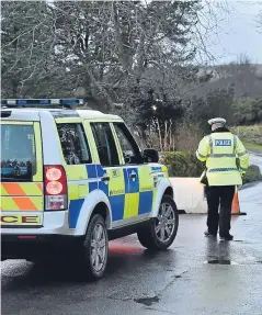  ?? Picture: Kenny Elrick. ?? Police Scotland said all its vehicles are assessed for suitabilit­y and reliabilit­y and are all maintained to a strict high standard.