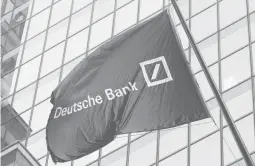  ?? MARK LENNIHAN/AP 2016 ?? Deutsche Bank, Standard Chartered and Danske Bank are among the defendants in a lawsuit accusing banks of helping terrorists carry out attacks.