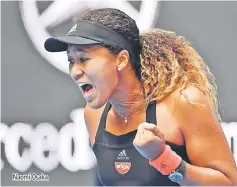  ??  ?? Naomi Osaka