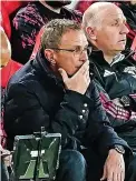  ?? ?? AGONY: Rangnick looks on