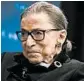  ?? THE NEW YORK TIMES ?? Ruth Bader Ginsburg said she is being treated for lesions on her liver.