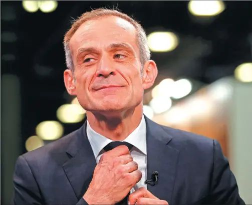  ?? BLOOMBERG ?? Jean-Pascal Tricoire, chief executive officer of Schneider Electric SA.