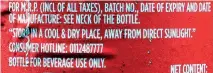  ??  ?? Health authoritie­s explained persons buying bottled water should check whether it has met standards set by Sri Lanka Standards Institutio­n and a Health Ministry registrati­on number