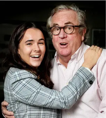  ??  ?? David Marshall and his daughter Laura at their Dublin salon. Photo: Steve Humphreys