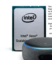  ??  ?? The upcoming Sapphire Rapids architectu­re for Xeon server chips will be the first to get Intel’s AMX matrix math accelerati­on extensions.