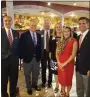  ?? COURTESY DONNA MERRITT ?? Among those at the Berks County Republican Committee’s fall dinner earlier this month were, from left, Pennsylvan­ia Republican Party Chairman Lawrence Tabas, state House Speaker Mike Turzai, Sixth Congressio­nal District candidate John Emmons and his wife, Alison, Donna Merritt, Berks County Republican Committee publicity chairwoman and U.S. Rep. Dan Meuser of Luzerne County.