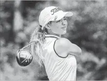  ?? JULIE JOCSAK THE ST. CATHARINES STANDARD ?? Beechwood’s Susan Leone leads the Niagara District Junior Golf Tour’s girls under-19 division in victories and points.