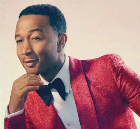  ?? Bild: PRESSBILD: JOHN LEGEND ?? LYCKAD. John Legend har rotat runt i hela den amerikansk­a julsångski­stan för att hitta de raraste exemplaren.