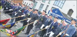  ?? ?? The Royal British Legion Standard Bearers at a previous Maidstone Remembranc­e Day