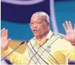  ?? — Reuters file photo ?? Jacob Zuma at the 54th National Conference of the ANC in Johannesbu­rg.