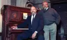  ?? David A Cantor/AP ?? Wilson and director Lloyd Richards on the set of The Piano Lesson at the Walter Kerr Theatre in New York in 1990. Photograph: