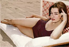  ??  ?? Original: The real Christine Keeler in a swimsuit in 196