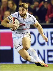  ??  ?? Dangerman: Racing’s try-scorer Marc Andreu