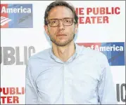  ?? ANDY KROPA / INVISION 2016 ?? Michael Friedman, an Obie-winning composer and lyricist known for his work on Broadway musicals including “Bloody Bloody Andrew Jackson,” died Saturday at age 41.