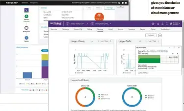  ?? ?? BELOW The WAX630 gives you the choice of standalone or cloud management