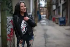  ?? DARRYL DYCK, THE CANADIAN PRESS ?? Maggy Gisle, seen in Vancouver, is among a number of indigenous women increasing­ly frustrated about the lack of a clear timeline to share their stories.