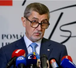  ?? DAVID W CERNY / REUTERS ?? Tsjekkias presidentk­andidat og tidligere statsminis­ter Andrej Babis ga uttrykk for at han ikke vil sende soldater dersom andre Nato-land blir angrepet.